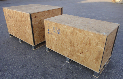 Recuperación de Palets Alaveses S.L. cajas de madera plegables